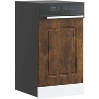 Berkfield Home Dishwasher PanelKalmarSmoked Oak 45x1.5x67 cm Engineered Wood in Brown
