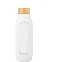 Avenue Glass 600ml Water Bottle in White