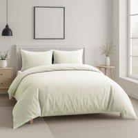Snug City Luxury 200TC Duvet Cover & Pillowcase/s Set Bed Linen in Cream | Size: Super King