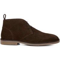 Dune London Men's 'Cashed' Suede Desert Boots in Brown | Size: 9