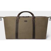 OSPREY LONDON Men's The Hunter Canvas & Leather XL Weekender in Khaki