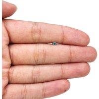 Raina Jewels Women's 18ct Rose Gold Blue Diamond Nose Stud Pin 0.03ct 4 claw 2mm Width