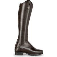 Moretta Women's Gianna Leather Long Riding Boots in Brown | Size: 8
