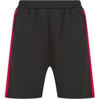 Finden & Hales Men's Knitted Pocket Shorts in Black | Size: Large