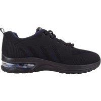 ABSOLUTE FOOTWEAR Men's Mens Slip On Lace Up Lightweight Breathable Sports Running Trainers in Black | Size: 7