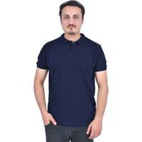 Smart Living Men's Classic Short Sleeve Polo Shirt in Navy | Size: Large