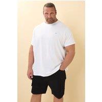 BadRhino Men's Elasticated Waist Denim Cargo Shorts in Black | Size: 1XL