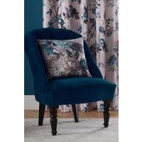 Appletree 'Windsford' Luxe Velvet Filled Cushion in Teal | Size: 43 cm x 43 cm