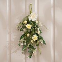 Scottish Everlastings Ltd 30cm Swag Classic White