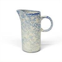 Verano Spanish Ceramics Burbujas Kitchen Dining Ceramic Tall Jug 10cm x 23.5cm in Blue | Size: 10 cm x 23.5 cm