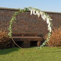 Scottish Everlastings Ltd 1.8m Gold Round Arch Frame