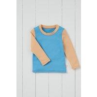 Grass & Air Honeycomb Waffle Long Sleeve Rash Vest in Turquoise | Size: 1-2 Years