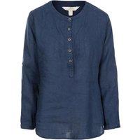 Trespass Women's Messina Casual Cotton Blouse in Navy | Size: XS
