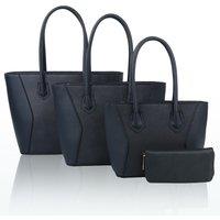 Squisita Elegant 4in1 PU Leather Handbag x Tote bag with Purse