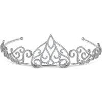 Jon Richard Women's Rosalia Filigree Tiara - Gift Pouch in Silver