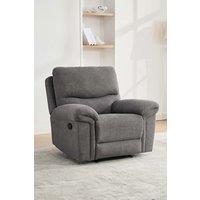 Fosse Manual Recliner Fabric Modern Living Chair