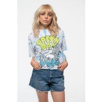 Green Day Dookie Longview Dye Wash T-Shirt in White | Size: Medium