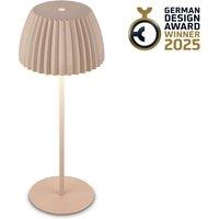 BRILONER Rechargeable LED Table Lamp Beige