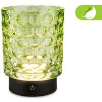 BRILONER Green 2W Touch Rechargeable LED Table Lamp