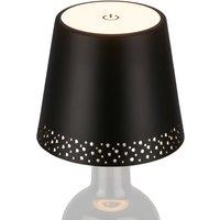 BRILONER Black 2.6W Rechargeable LED Bottle Light