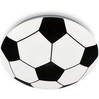 BRILONER White Black Football 12W LED Ceiling Light