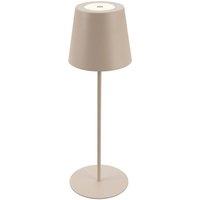 BRILONER Beige IP44 2.5W Rechargeable LED Table Lamp