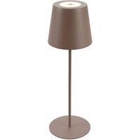 BRILONER Umbrasand IP44 2.5W Rechargeable LED Table Lamp in Beige