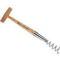 Kent & Stowe Stainless Steel Hand Corkscrew Weeder in Beige