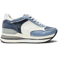b.soleful Women's 'Salani' Porvair Trainers in Blue | Size: 5