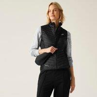 Regatta Women's Andreson Hybrid Gilet in Jet Black | Size: 20