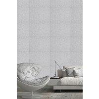 Living and Home 12pcs Beveled edge Acoustic Panels Soundproofing Wall Tiles in Grey