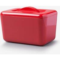 Zeal Melamine Insulated Butter Dish with Lid in Red