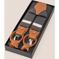Oswin Hyde Men's Combination Braces for Men in Grey
