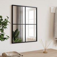 Berkfield Home Wall Mirror Black 40x50 cm Rectangle Iron