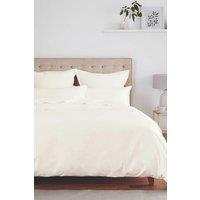 Murmur ' 500TC Plain Dye' Duvet Cover in Ivory | Size: Single