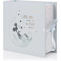 Disney Mickey Mouse Baby Keepsake Box Moon & Stars Blue