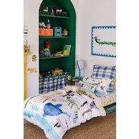 Wee Blue Bell 'Animal Drawings' Duvet Cover Set | Size: Single