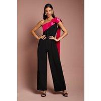Bow One Shoulder Jumpsuit