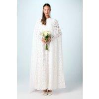 Coast Women's Lace Cape Wedding Dress in Ivory | Size: 12