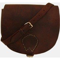 'The Temara' Large Leather Saddle Bag