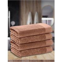 Ezysleep Luxe Collection 4 Piece Egyptian Bathsheet Set in Brown | Size: Bath Sheet