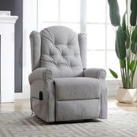 Artemis Home Crawley Electric Riser Recliner with Massage & Heat in Light Grey