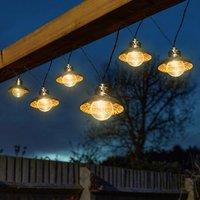 Marco Paul 4.7m Solar String Lights - UFO Style in Gold