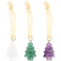 Something Different Christmas Tree Dration (Pack of 3) in White