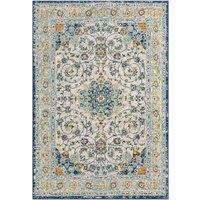 Desire Rugs San Marino Living Room Area Rug - Low Pile Medallion Floral Design | Size: 60 cm x 220 cm