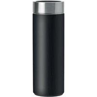 MidOcean Batumi Bamboo Double Wall 400ml Flask in Black