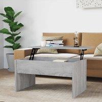 Berkfield Home Coffee Table Grey Sonoma 80x50.5x41.5 cm Engineered Wood