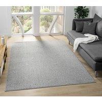 Desire Rugs Avior Washable Plain Living Room Area Rug - Loop Pile Pebble Design in Grey | Size: 120 cm x 170 cm