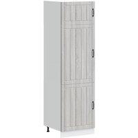 Berkfield Home Kitchen Cupboard Lucca Grey Sonoma Engineered Wood