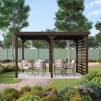 Rutland County Garden Furniture Ltd Shade Pergola - Wood - L240 x W360 x H270 cm - Light Green in Brown